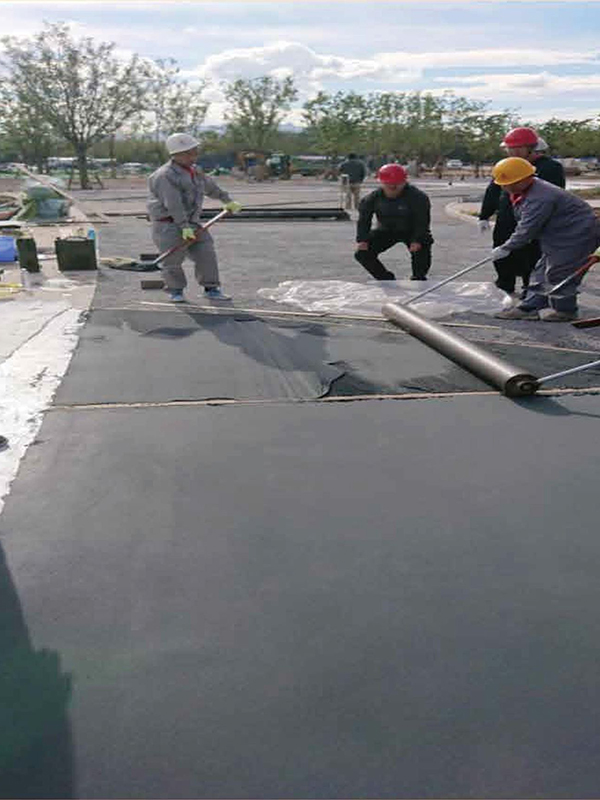 砂基现浇透水路面